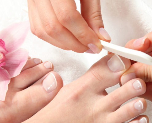 Fusspflege Sommer oder Sommer Pediküre bei Mobile Kosmetik Massage Hamburg